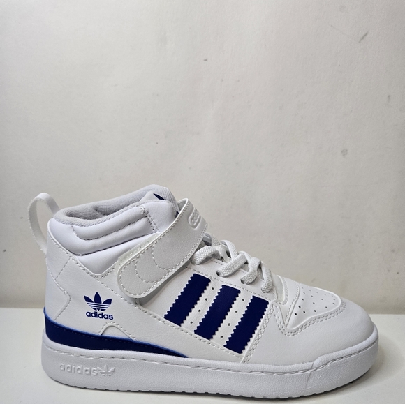 Adidas Kids FORUM MID 360 C White/Royal Blue GW2582 - Picture 1 of 13